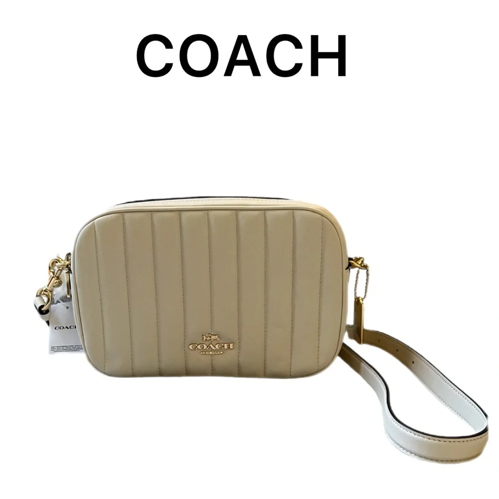 SOLD NWT COACH Linear Quilted Jes Crossbody - Picture 1 of 10